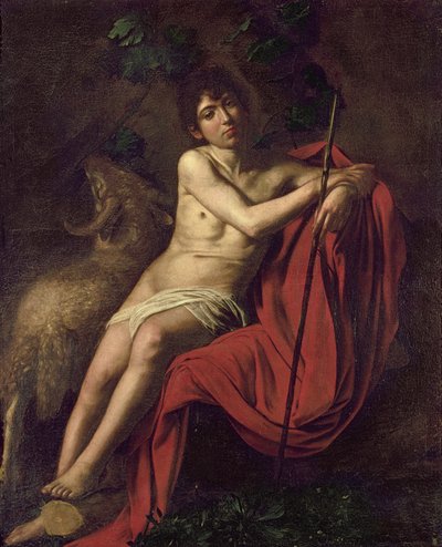 St. John the Baptist in the Wilderness by Michelangelo Merisi Caravaggio